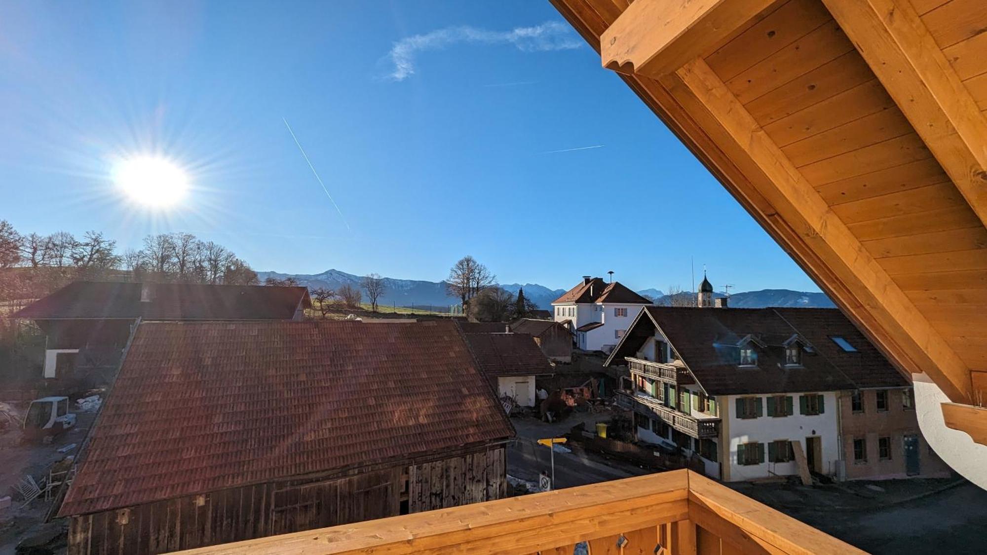 Liboria I Traumhafte Ferienwohnung In Aidling Am Riegsee Mit Atemberaubendem Panoramablick! Bagian luar foto