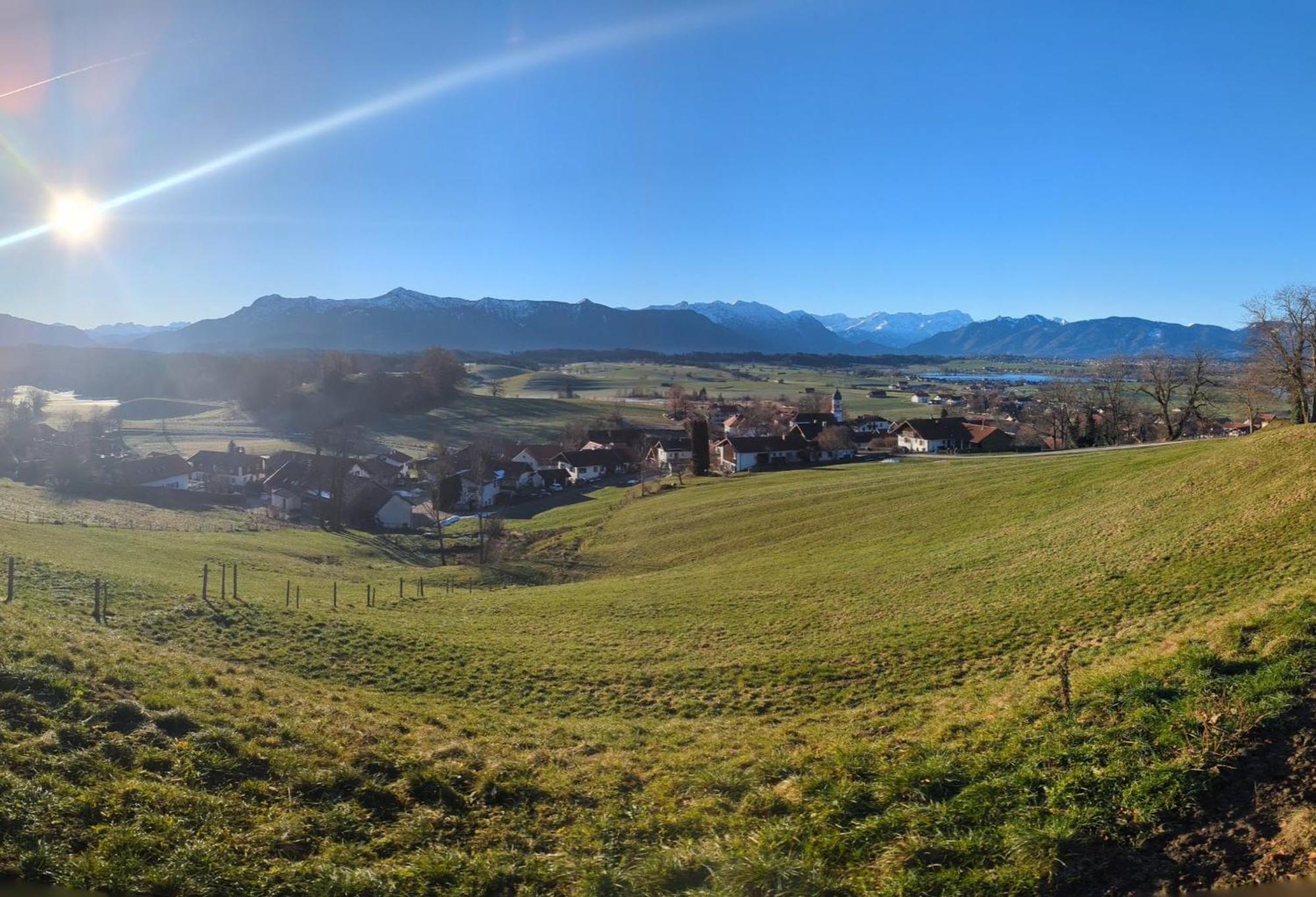 Liboria I Traumhafte Ferienwohnung In Aidling Am Riegsee Mit Atemberaubendem Panoramablick! Bagian luar foto