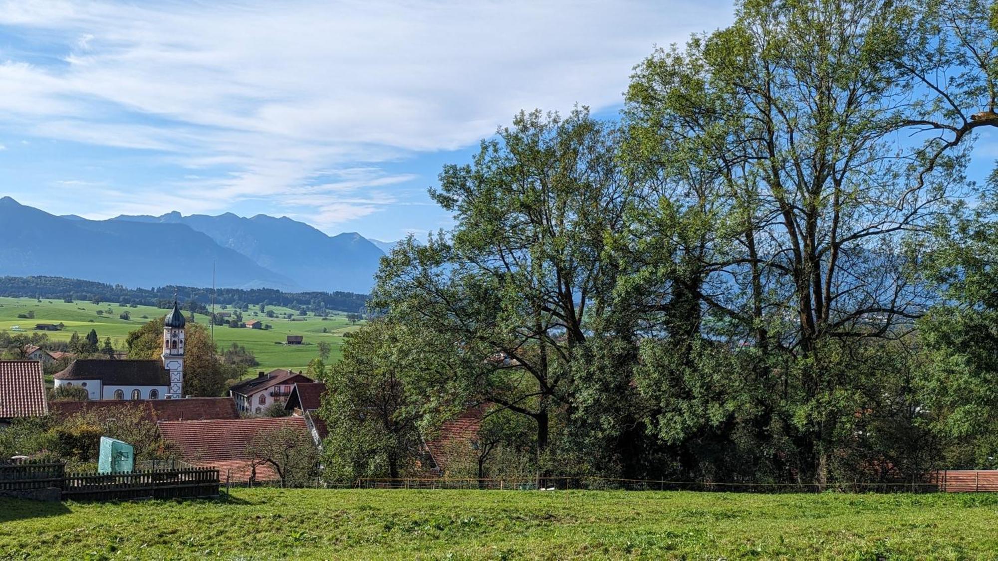 Liboria I Traumhafte Ferienwohnung In Aidling Am Riegsee Mit Atemberaubendem Panoramablick! Bagian luar foto